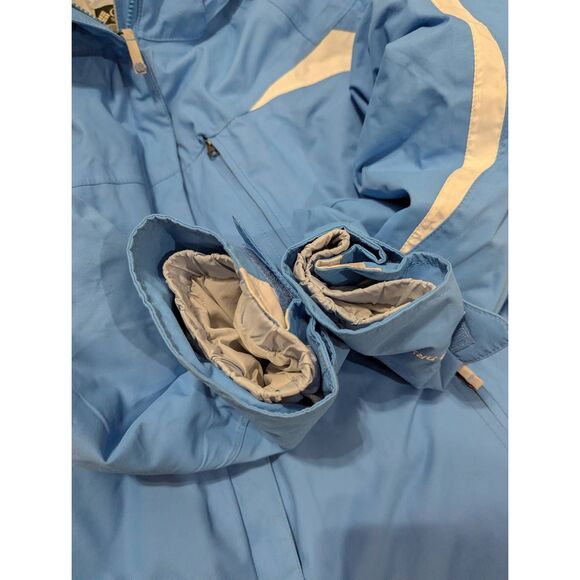 Columbia XCO Women’s Large Interchange 3-in-1 Jacket – Blue – Removable Hood – E - Picture 16 of 16